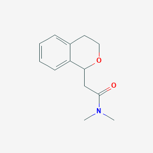 2-(3,4-dihydro-1H-isochromen-1-yl)-N,N-dimethylacetamide