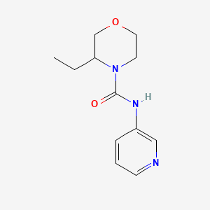 3-ethyl-N-pyridin-3-ylmorpholine-4-carboxamide