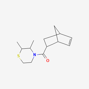 2-Bicyclo[2.2.1]hept-5-enyl-(2,3-dimethylthiomorpholin-4-yl)methanone