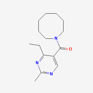 Azocan-1-yl-(4-ethyl-2-methylpyrimidin-5-yl)methanone