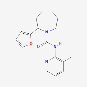 2-(furan-2-yl)-N-(3-methylpyridin-2-yl)azepane-1-carboxamide