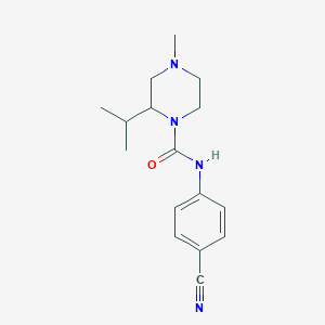 N-(4-cyanophenyl)-4-methyl-2-propan-2-ylpiperazine-1-carboxamide