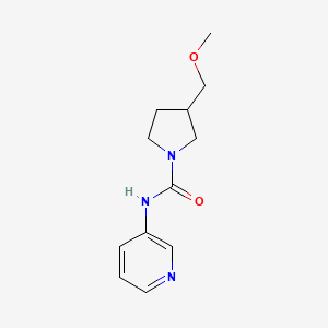 3-(methoxymethyl)-N-pyridin-3-ylpyrrolidine-1-carboxamide