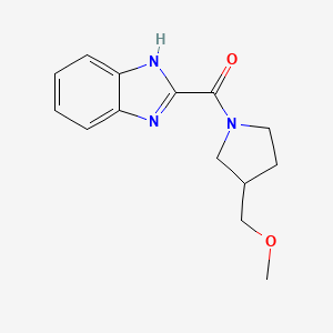 1H-benzimidazol-2-yl-[3-(methoxymethyl)pyrrolidin-1-yl]methanone