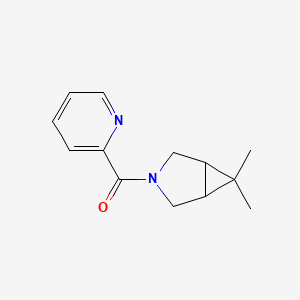 (6,6-Dimethyl-3-azabicyclo[3.1.0]hexan-3-yl)-pyridin-2-ylmethanone