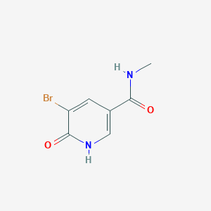 5-bromo-N-methyl-6-oxo-1H-pyridine-3-carboxamide