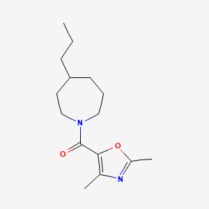 (2,4-Dimethyl-1,3-oxazol-5-yl)-(4-propylazepan-1-yl)methanone