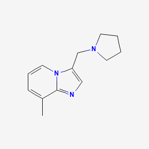 8-Methyl-3-(pyrrolidin-1-ylmethyl)imidazo[1,2-a]pyridine