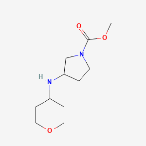 Methyl 3-(oxan-4-ylamino)pyrrolidine-1-carboxylate