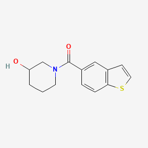 1-Benzothiophen-5-yl-(3-hydroxypiperidin-1-yl)methanone