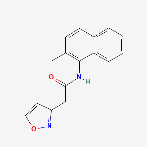 N-(2-methylnaphthalen-1-yl)-2-(1,2-oxazol-3-yl)acetamide