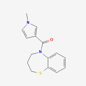 3,4-dihydro-2H-1,5-benzothiazepin-5-yl-(1-methylpyrrol-3-yl)methanone