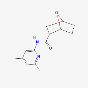 N-(4,6-dimethylpyridin-2-yl)-7-oxabicyclo[2.2.1]heptane-2-carboxamide