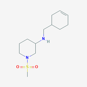 N-(cyclohex-3-en-1-ylmethyl)-1-methylsulfonylpiperidin-3-amine