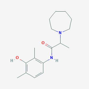 2-(azepan-1-yl)-N-(3-hydroxy-2,4-dimethylphenyl)propanamide