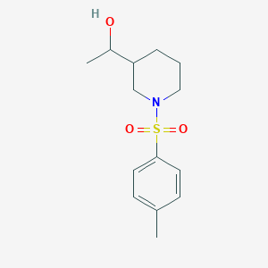 1-[1-(4-Methylphenyl)sulfonylpiperidin-3-yl]ethanol