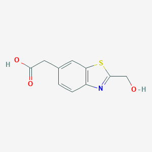B068986 [2-(Hydroxymethyl)-1,3-benzothiazol-6-yl]acetic acid CAS No. 192801-39-1