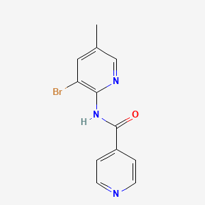 N-(3-bromo-5-methylpyridin-2-yl)pyridine-4-carboxamide