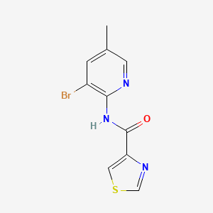 N-(3-bromo-5-methylpyridin-2-yl)-1,3-thiazole-4-carboxamide