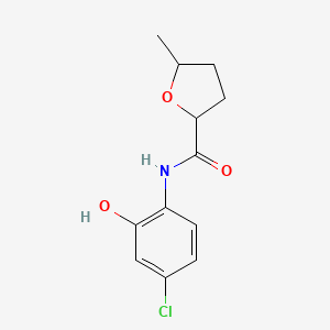 N-(4-chloro-2-hydroxyphenyl)-5-methyloxolane-2-carboxamide