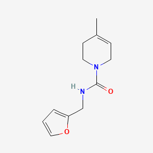 N-(furan-2-ylmethyl)-4-methyl-3,6-dihydro-2H-pyridine-1-carboxamide