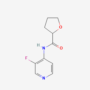 N-(3-fluoropyridin-4-yl)oxolane-2-carboxamide