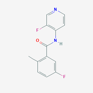 5-fluoro-N-(3-fluoropyridin-4-yl)-2-methylbenzamide