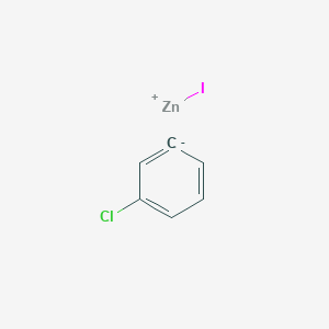 molecular formula C6H4ClIZn B068987 3-氯苯基锌碘化物 CAS No. 186000-42-0