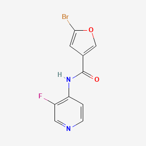 5-bromo-N-(3-fluoropyridin-4-yl)furan-3-carboxamide