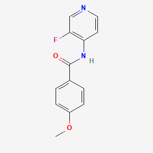 N-(3-fluoropyridin-4-yl)-4-methoxybenzamide