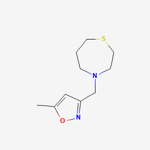 5-Methyl-3-(1,4-thiazepan-4-ylmethyl)-1,2-oxazole