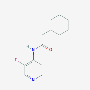 2-(cyclohexen-1-yl)-N-(3-fluoropyridin-4-yl)acetamide