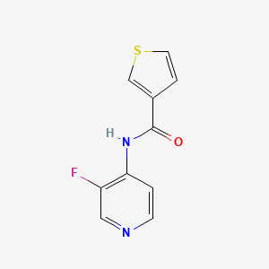 N-(3-fluoropyridin-4-yl)thiophene-3-carboxamide