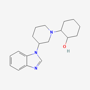 2-[3-(Benzimidazol-1-yl)piperidin-1-yl]cyclohexan-1-ol