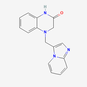 4-(Imidazo[1,2-a]pyridin-3-ylmethyl)-1,3-dihydroquinoxalin-2-one