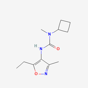 1-Cyclobutyl-3-(5-ethyl-3-methyl-1,2-oxazol-4-yl)-1-methylurea