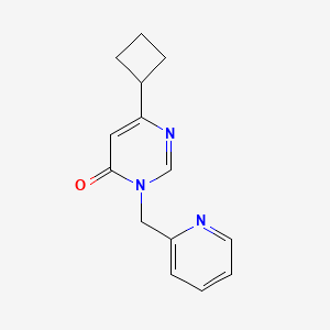 6-Cyclobutyl-3-(pyridin-2-ylmethyl)pyrimidin-4-one