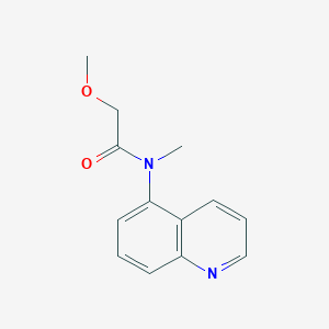 2-methoxy-N-methyl-N-quinolin-5-ylacetamide