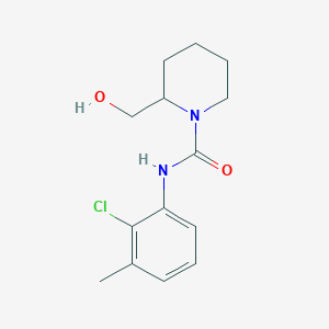 N-(2-chloro-3-methylphenyl)-2-(hydroxymethyl)piperidine-1-carboxamide