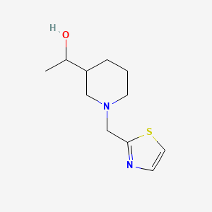 1-[1-(1,3-Thiazol-2-ylmethyl)piperidin-3-yl]ethanol