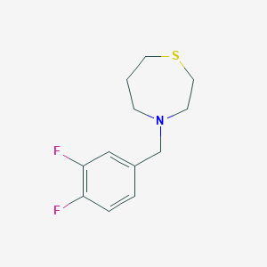 4-[(3,4-Difluorophenyl)methyl]-1,4-thiazepane