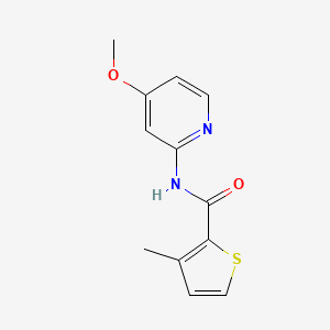 N-(4-methoxypyridin-2-yl)-3-methylthiophene-2-carboxamide