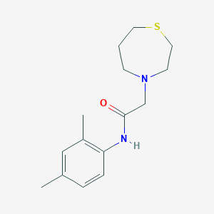 N-(2,4-dimethylphenyl)-2-(1,4-thiazepan-4-yl)acetamide