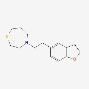 4-[2-(2,3-Dihydro-1-benzofuran-5-yl)ethyl]-1,4-thiazepane