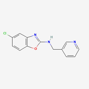 5-chloro-N-(pyridin-3-ylmethyl)-1,3-benzoxazol-2-amine