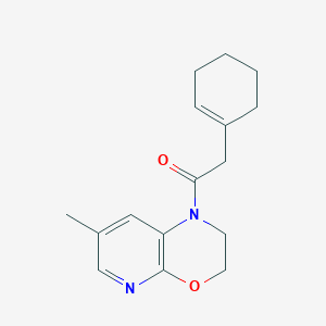 2-(Cyclohexen-1-yl)-1-(7-methyl-2,3-dihydropyrido[2,3-b][1,4]oxazin-1-yl)ethanone