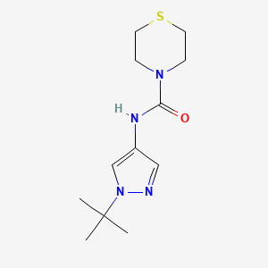 N-(1-tert-butylpyrazol-4-yl)thiomorpholine-4-carboxamide