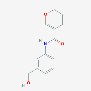 N-[3-(hydroxymethyl)phenyl]-3,4-dihydro-2H-pyran-5-carboxamide