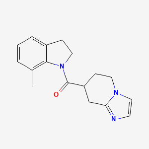 (7-Methyl-2,3-dihydroindol-1-yl)-(5,6,7,8-tetrahydroimidazo[1,2-a]pyridin-7-yl)methanone