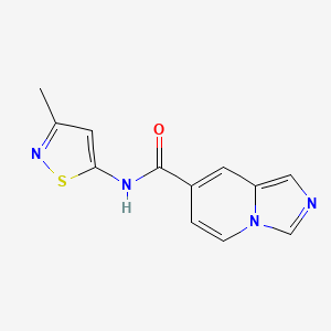 N-(3-methyl-1,2-thiazol-5-yl)imidazo[1,5-a]pyridine-7-carboxamide